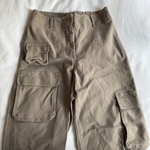 Aritzia Taupe Picture Cargo Pants